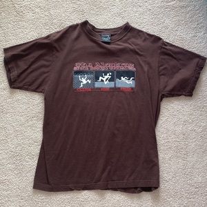 Brown Alcatraz tee